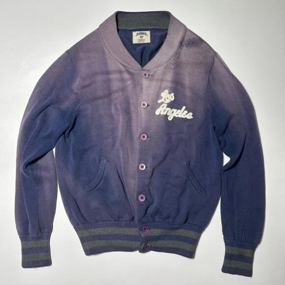 Vintage Banner '47 Los Angeles Cardigan Sweater - Picture 1 of 7